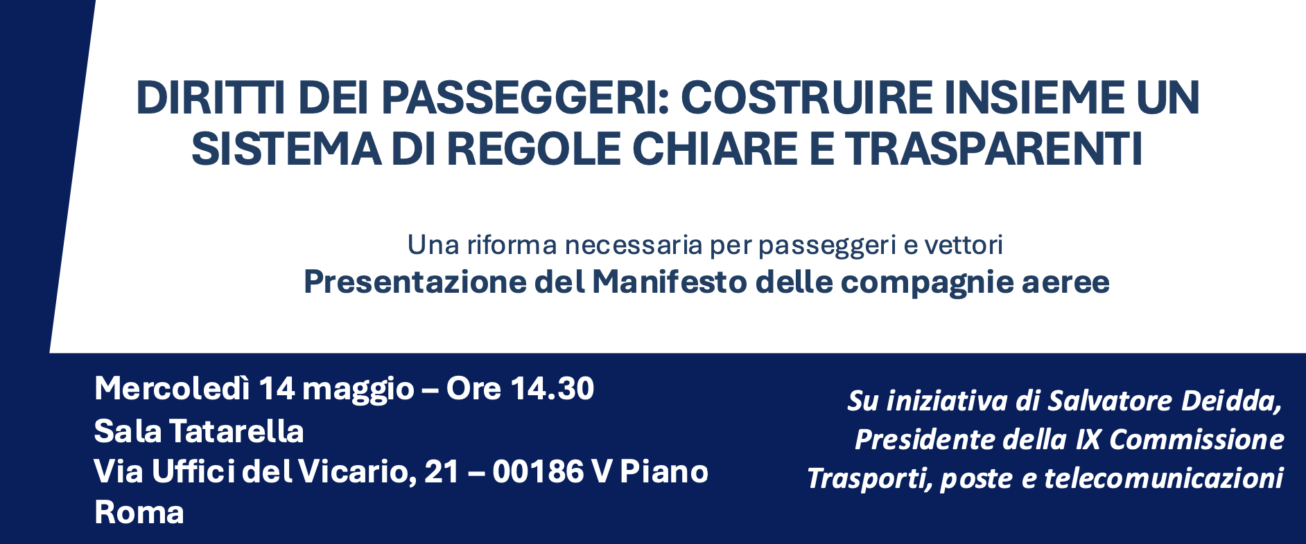 Diritti dei Passeggeri: Costruire insieme un sistema di regole chiare e trasparenti
